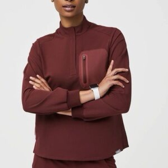 Figs Tops - Figs Kibaza Long Sleeve Scrub Top